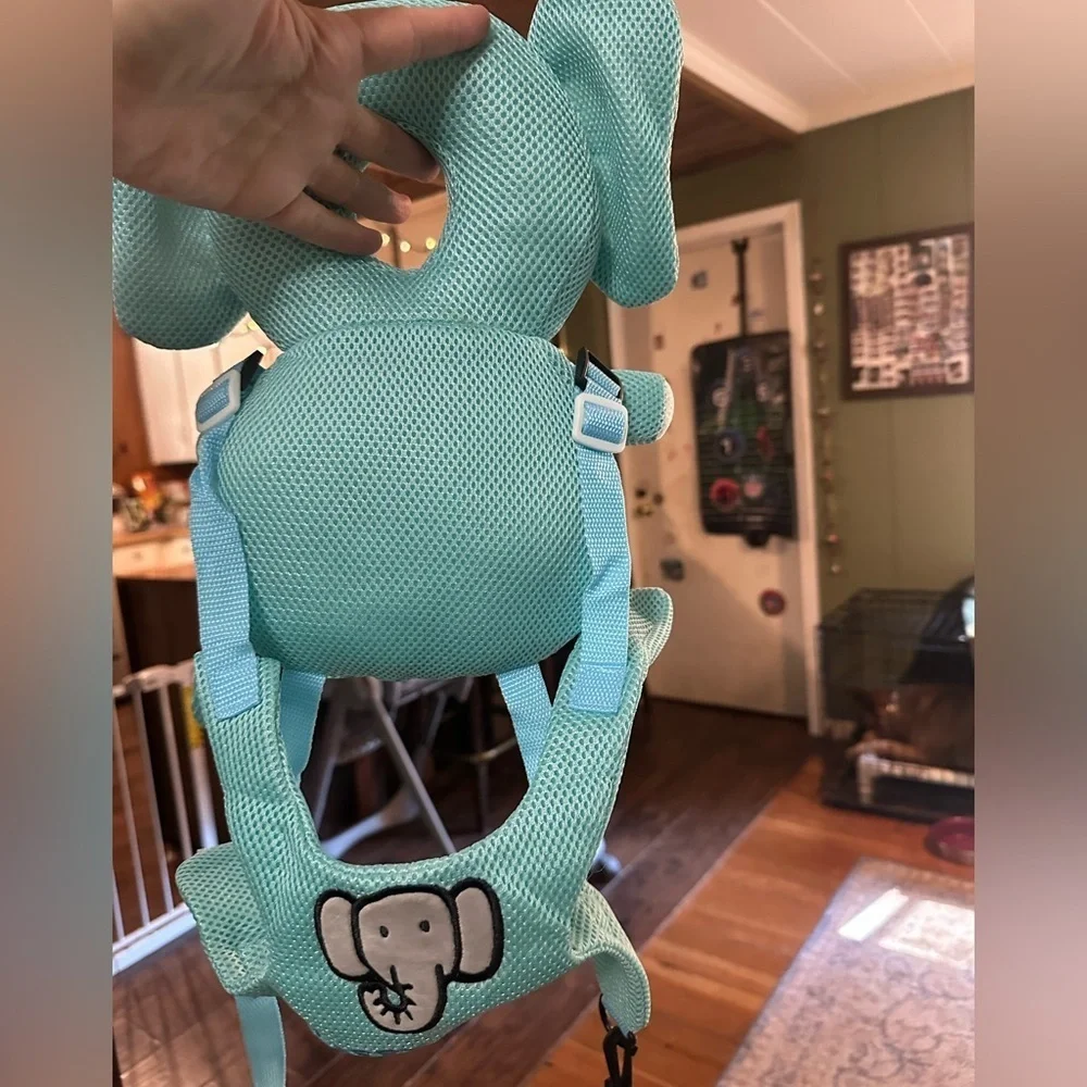 NIB! Baby Walker Head Protector Toddler Backpack Wear Safety Pad